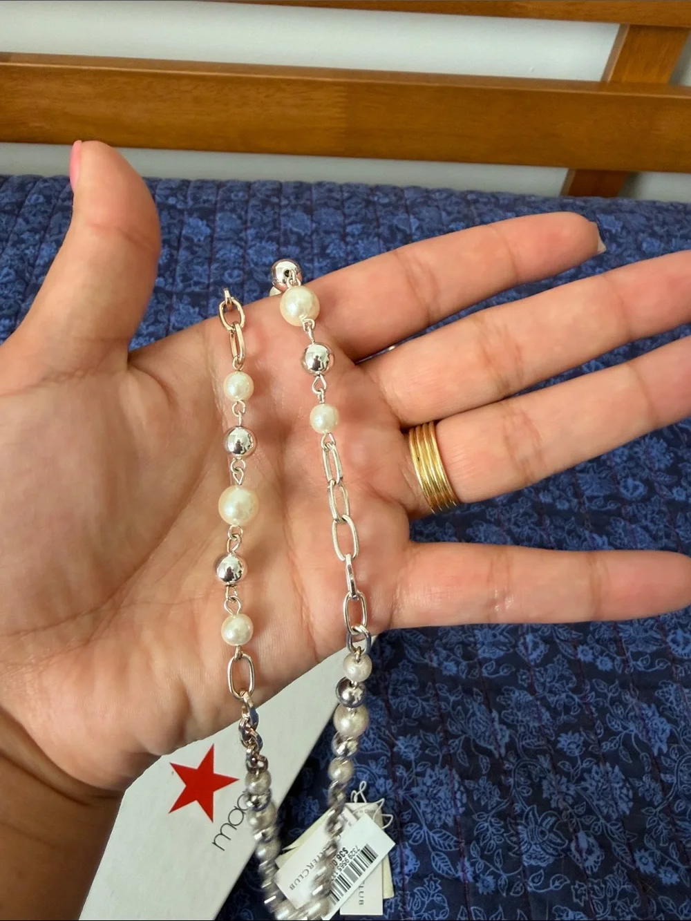 Macys delicate pearls new